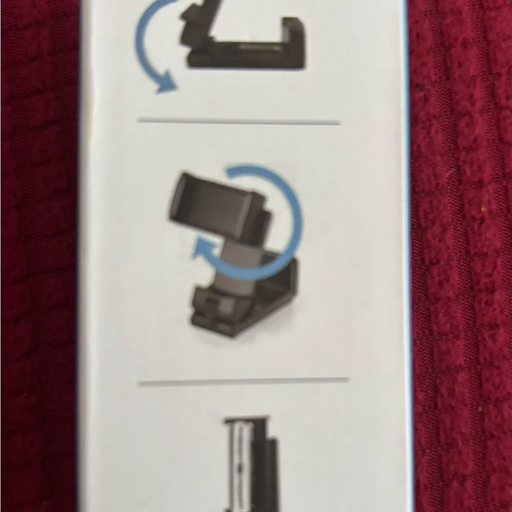 Black Travel Phone Mount Holder